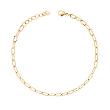 Load image into Gallery viewer, Gold chain link Anklet
