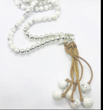 Load image into Gallery viewer, White Howlite illumination Necklace