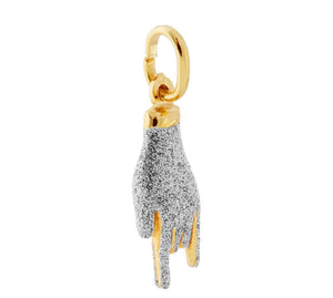 Gold shimmer hand Charm