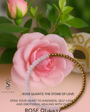 Load image into Gallery viewer, Rose Quartz love Bracelet - Free gift
