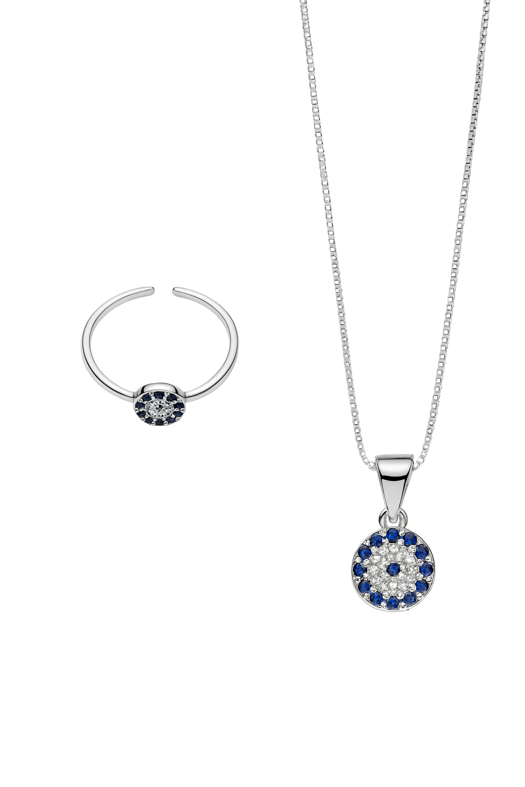 Miniature evil eye set