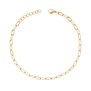 Gold chain link Anklet (Pre order)