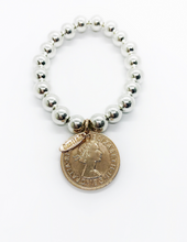 Load image into Gallery viewer, Classic Rose Gold Coin Bracelet
