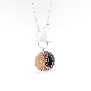 Classic Rose Gold Coin Necklace