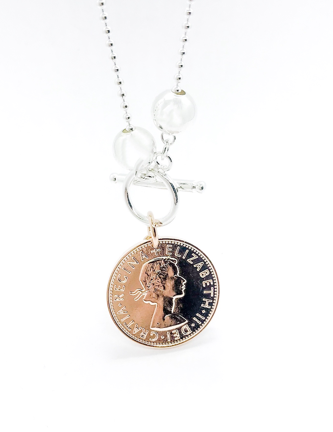 Classic Rose Gold Coin Necklace