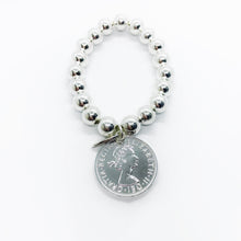 Load image into Gallery viewer, Classic Silver Coin Bracelet
