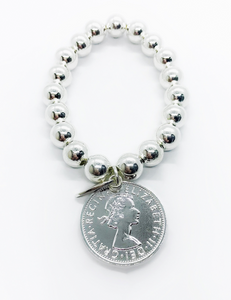 Classic Silver Coin Bracelet