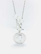 Load image into Gallery viewer, Classic silver coin Necklace
