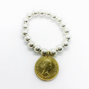 Classic Royal Gold Coin Bracelet