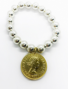 Classic Royal Gold Coin Bracelet