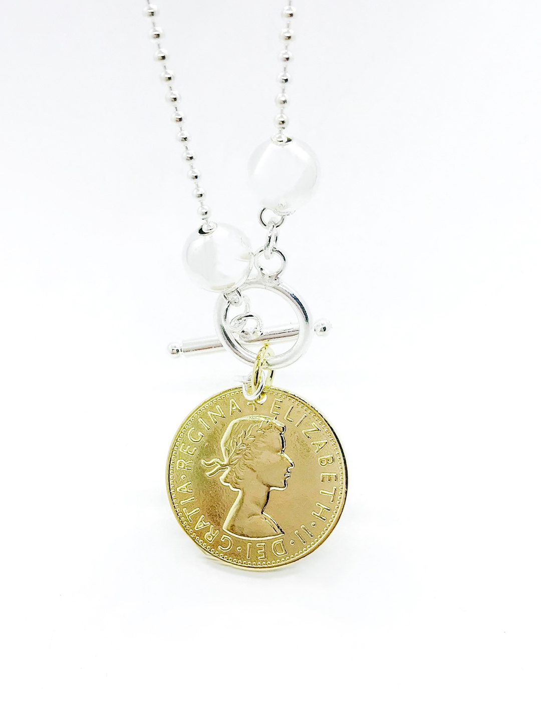 Classic Royal Gold Coin Necklace