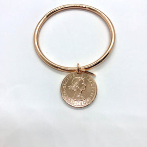 Classic Gold Coin Bangle