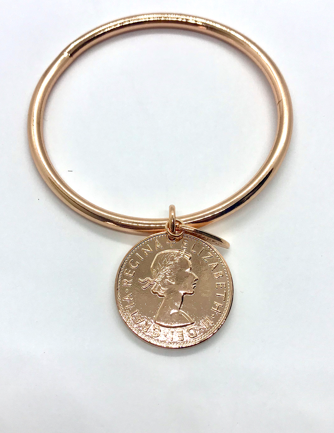 Classic Gold Coin Bangle