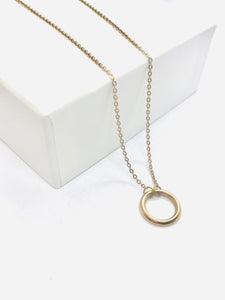 Luxe Gold Sphere Necklace