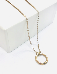 Luxe Gold Sphere Necklace