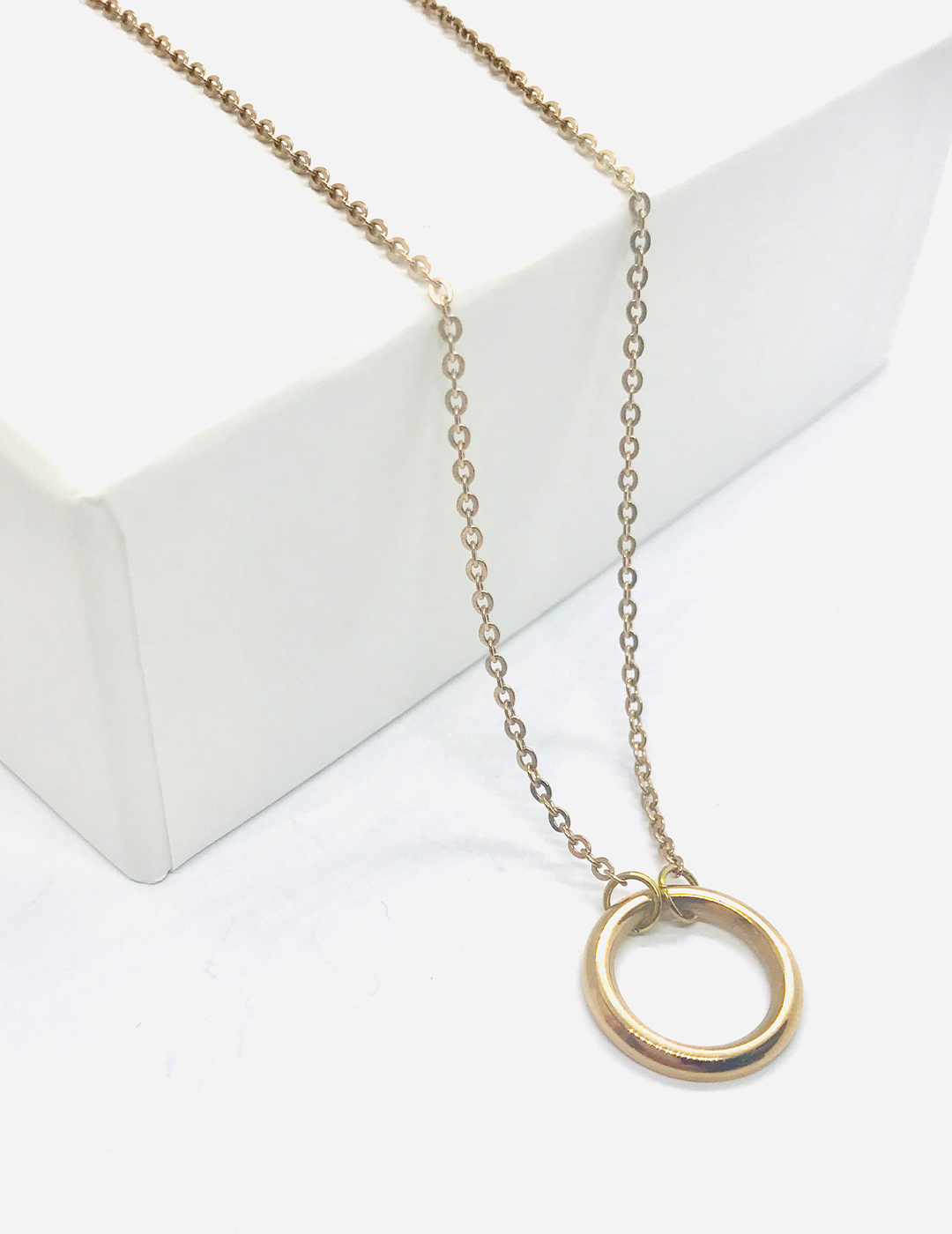 Luxe Gold Sphere Necklace