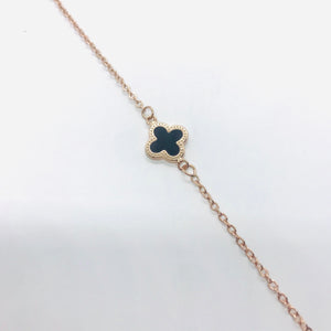 Rose Gold Clover Bracelet