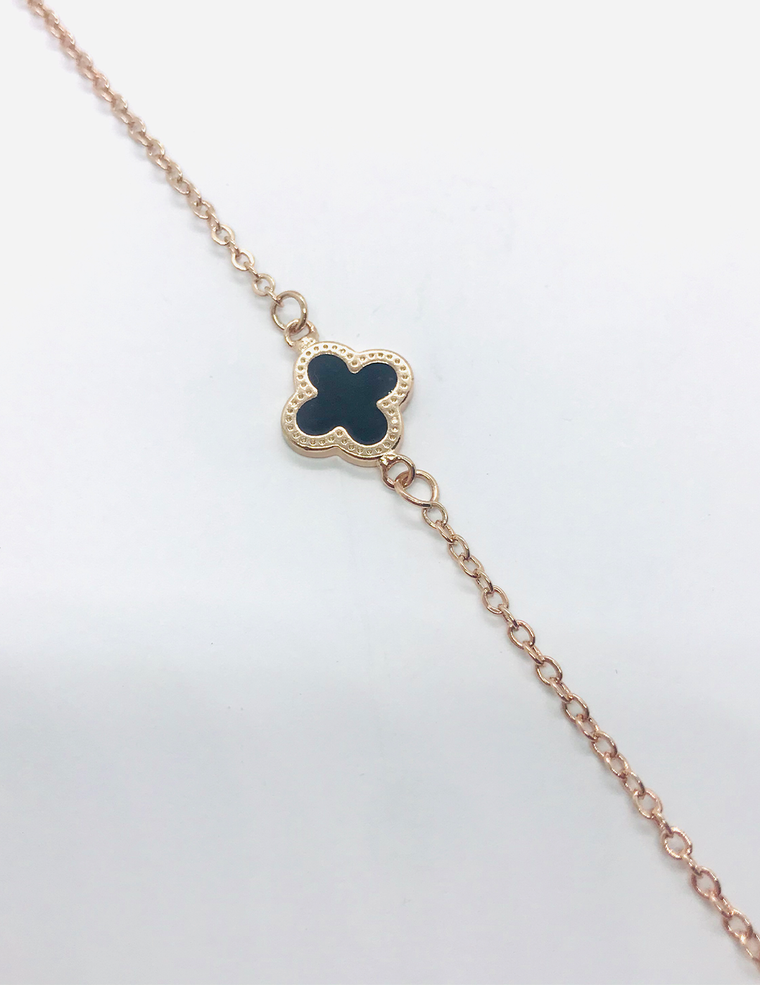 Rose Gold Clover Bracelet