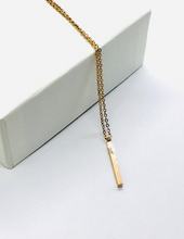 Load image into Gallery viewer, Rose Gold Linear Necklace
