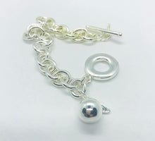 Load image into Gallery viewer, Silver Ball &amp; Chain Bracelet
