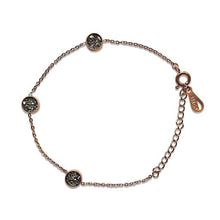 Load image into Gallery viewer, Rosegold and Hematite bracelet
