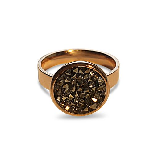 Hematite Rose Gold Ring